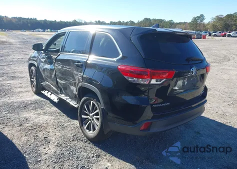 2017 Toyota Highlander Xle from USA, damaged, VIN 5TDJZRFH7HS478744